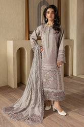 SKC-76 | 3PC Unstitched Suit Lawn Karandi Collection Enchante By Marjjan